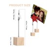 Frogetu 12 x photo holder with clips, memo clip holder,