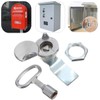 Pack of 5 Waterproof Stainless Steel Cabinet Door Metal Lock