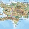 Haiti & The Dominican Republic - 17" x 11" Laminated