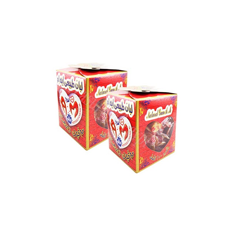 Natural Honey Mastic Chewing Turkish Gum Sugar Free Box 100