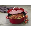 Anolon Vesta Cast Iron Dish/Casserole Pan with Lid, 4 Quart,