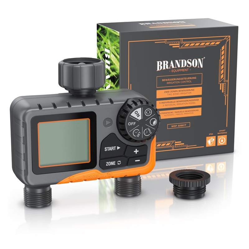 Brandson - Digital Irrigation Computer with Display - 2 Output
