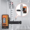 High Accuracy Laser Level Receiver : Dual LCD Display Laser