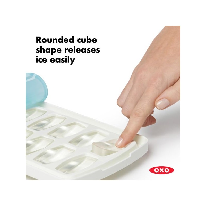 OXO Good Grips No-Spill bandeja de cubitos de hielo con
