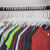 1InTheHome Standard Plastic Hangers, Everyday Tubular Clothes Hangers, Hanger (30