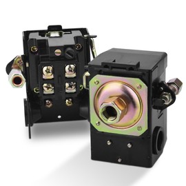 FBANG air Compressor Switch 125 psi，air Compressor Pressure Control Switch，air Compressor Shut Off Switch，Central Pneumatic air Compressor Parts (TOOL1)