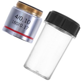 NOLITOY Microscope Lens Magnification Objective Lens for Clear Imaging Microscopy Design Easy Installation High Definition Performance