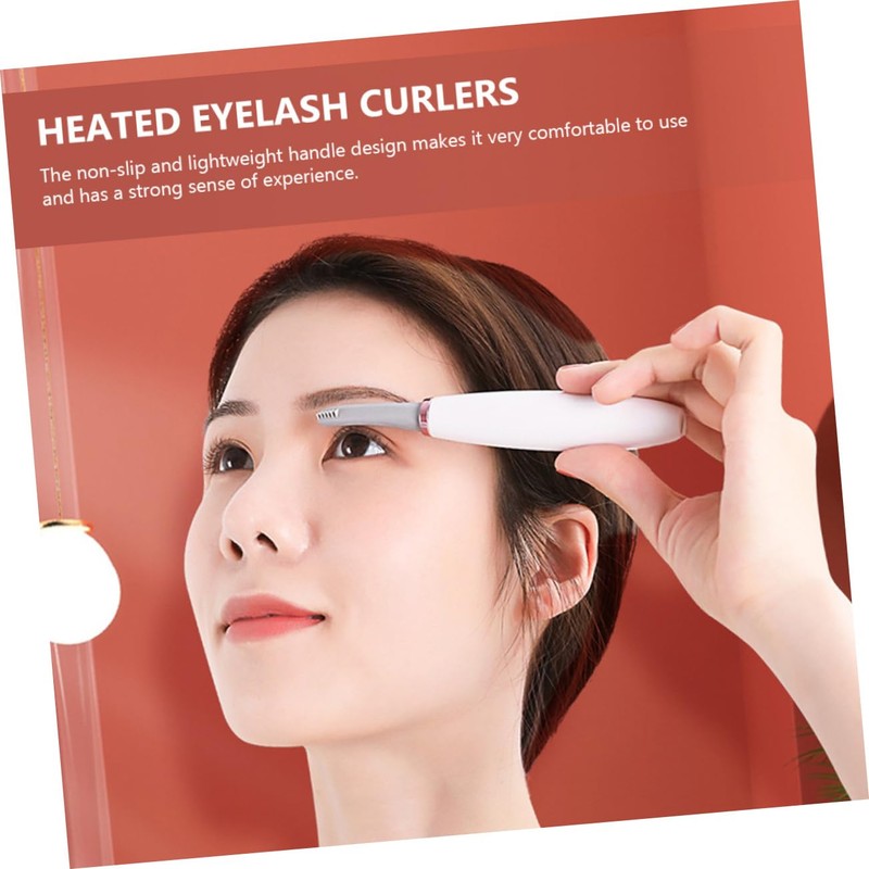 Mikinona 3pcs Professional Heated Eyelash Curler Electric Lash Curler Eyelash