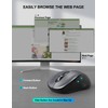 Trueque Wireless Mouse for Laptop, 2.4GHz Ergonomic Computer Mouse with
