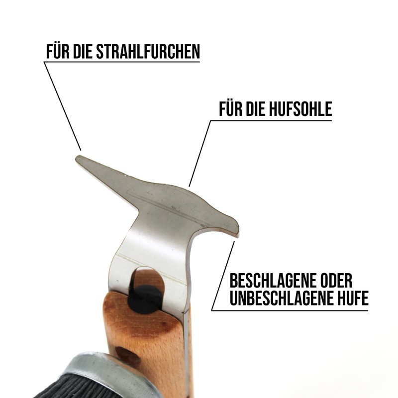 Peers Versandhandel Mid Size Hoof Pick (Medium, Grey)