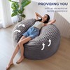 MAXYOYO Bean Bag Chair for Adults, Large 4 ft Bean
