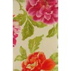 Dining Fashions Vinyl Flannel Back Tablecloth - Elegant Blossoming Floral