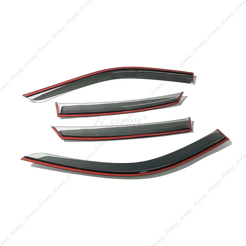 ZTT Window Visor Rain Guard Deflector For Honda Civic Sedan