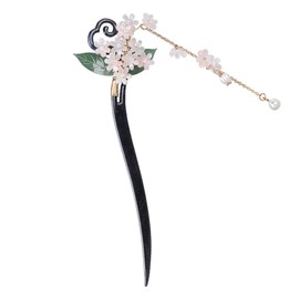 SAFIGLE Hair Chopstick for Women Vintage Minimalist Flower Hair Stick Accessory for Elegant Updos Design for and Qipao Outfits Option