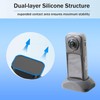 UnisonPet Silicone Non-Slip Desktop Mount for Insta360 X5, Lightweight and