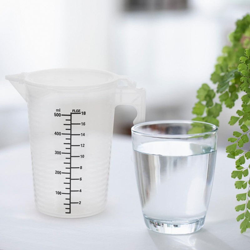 Alipis Large Capacity Graduated Measuring Cup with Insulated Handle Material