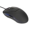 Wired Mouse Blue Backlit Type C Ergonomic Multimedia Keys Adjustable