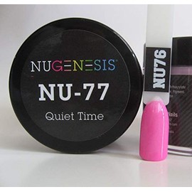 NuGenesis Nail Dipping Powder Color 1.5oz/43g Jar - (NU77 QUIET TIME)