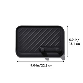 OXO Good Grips - Soporte para herramientas para asar (1,5 x 6 x 10,2), color negro