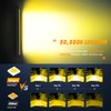 Nilight LED Light Bar 20Inch 420W Yellow Flood Spot Combo