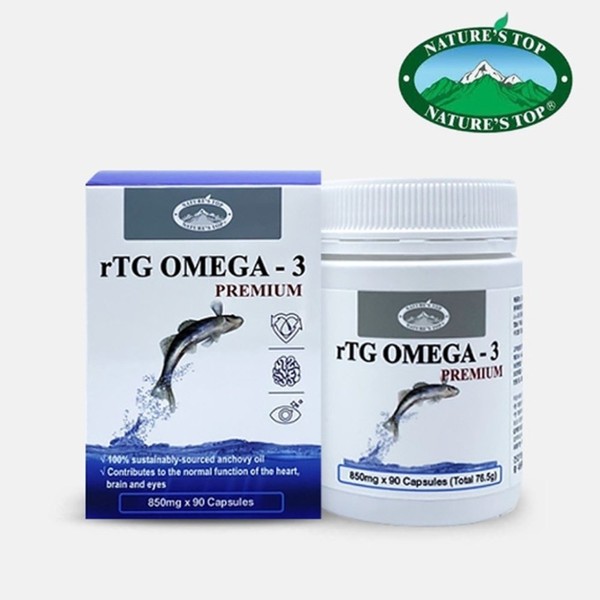 RTZU Omega 3 90 Capsules Creating healthy habits / 알티쥐 오메가3 90캡슐 건강한습관만들기