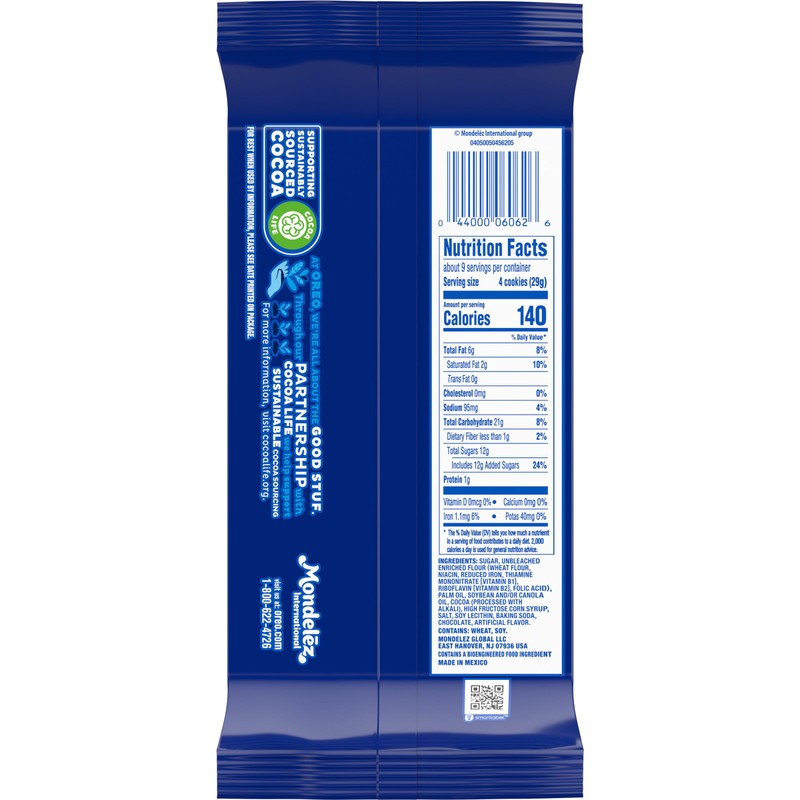 OREO Thins Chocolate Sandwich Cookies, 9.21 oz