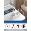 USA Adapter Socket, Travel Adapter with PD20W USB Quick Charge,