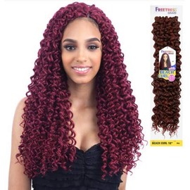 BEACH CURL 18" (6 Pack, 4 Medium Brown) - Freetress Synthetic Crochet Braid