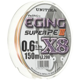 Unitika Line Casline Eging Super PEIII X8 150m 0.6