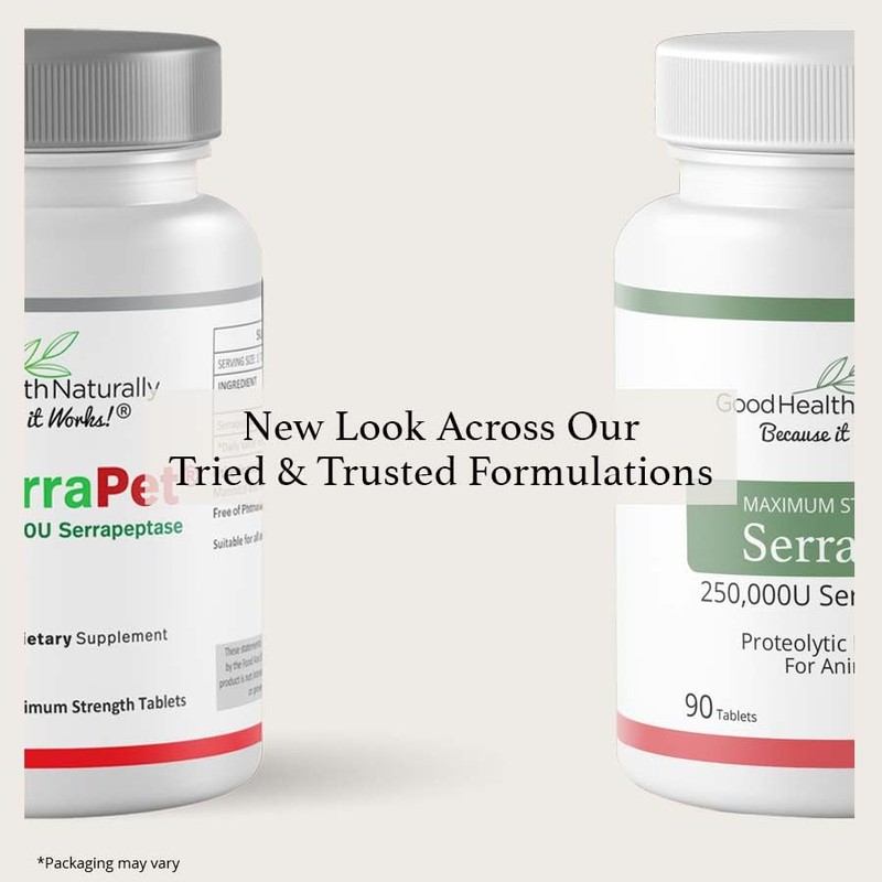 SerraPet Serrapeptase 250,000IU 90 Tablets