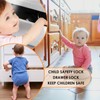 DODAMOUR 10 Pack Invisible Cat Proof Cabinet Locks Drawer Latches
