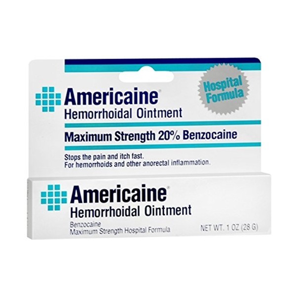 Americaine Hemorrhoidal Ointment Maximum Strength -- 1 oz by Americaine