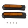 Electric Scooter Wheel Side Cover Professional Decorative Scooter Reflective Rear