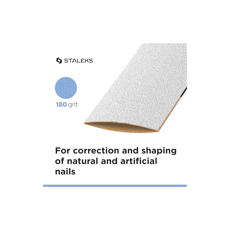 White Disposable papmAm Files for Straight Nail File Staleks Pro