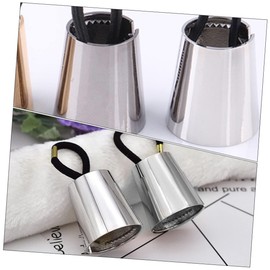 TOVINANNA 2pcs Ponytail Holder Hair Ties Stylish Hair Accessories for Women Lightweight and Smooth Texture for Daily Wear Weddings and Parties Gun