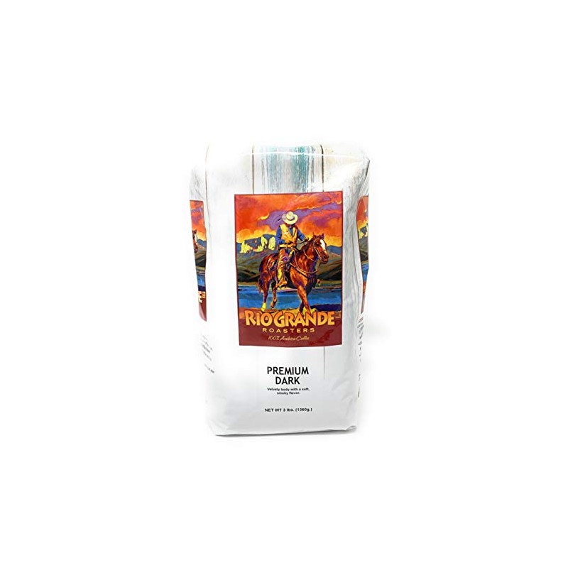 Rio Grande Roasters Premium Dark 3 Lb. Bag Whole Bean