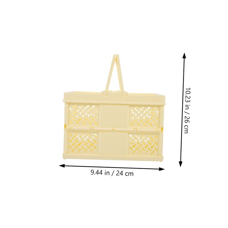 COLLBATH Collapsible Storage Bin for Home Organization Multifunctional Snack Basket