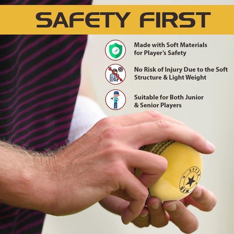 SPIN FIRST Soft & Safe Indoor Outdoor Incrediball Cricket Balls!