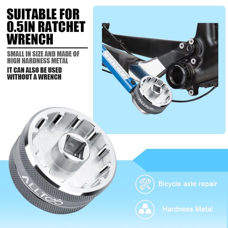GodLOL 1in2 T47 Bottom Bracket Press Tool Sturdy Lightweight Cycling