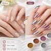6-Piece Chrome Nail Powder Set for Manicure Art – Metallic