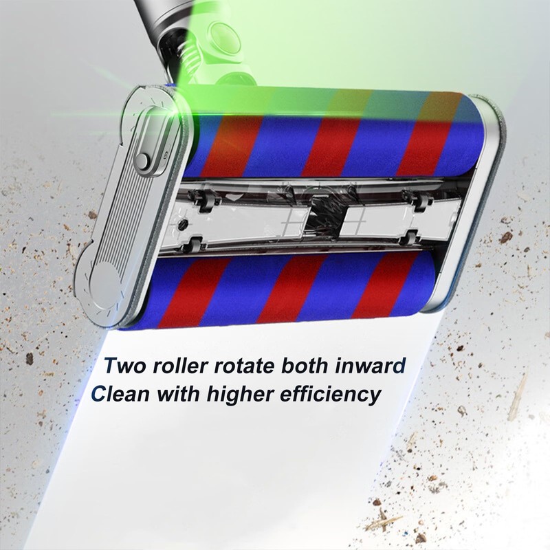 Soft Double Roller Brush Head Compatible with Dyson V7 V8