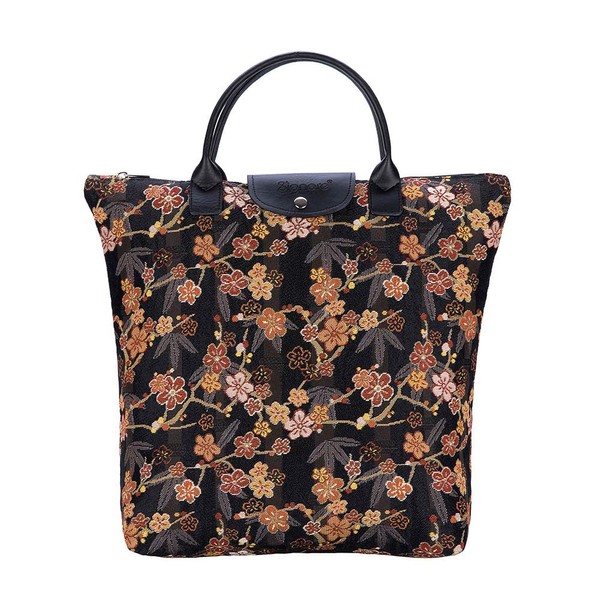 Signare Tapestry Foldable Tote Bag Reusable Shopping Bag Grocery Bag