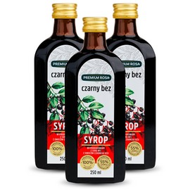 DAILYONE Premium Rosa Sambucus Elderberry Syrup 250ml 3 bottles