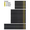 Quick-Straps by Wrap-It Storage - Assorted 20-Pack Black - Hook