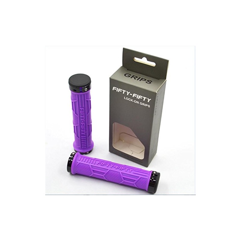 Fifty-Fifty Mountain Bike Handlebar Grips Dual Lock on Cycling Bike