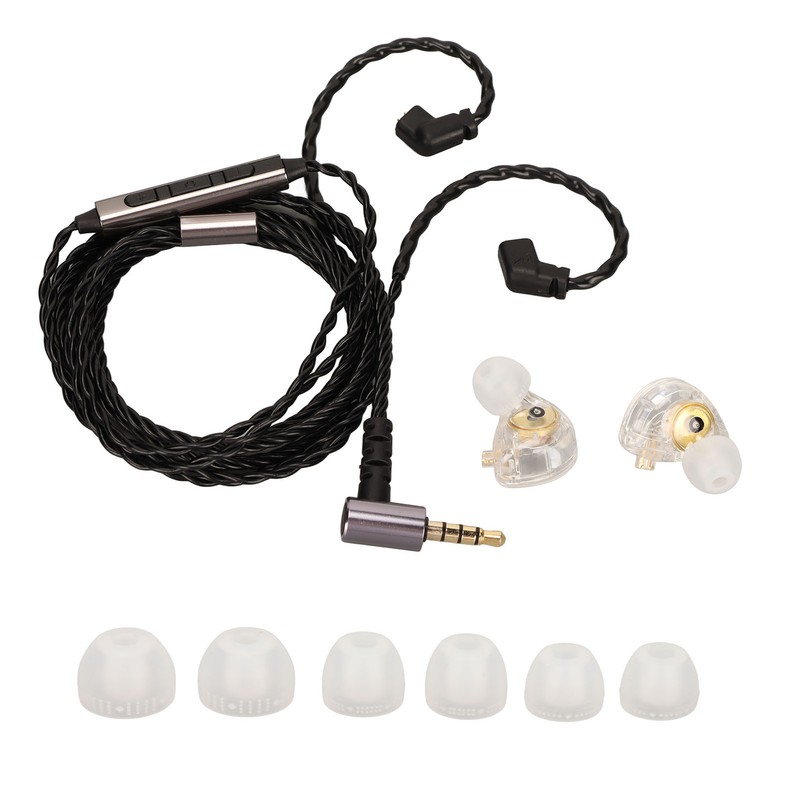 HiFi Wired Earbuds Stereo Dynamic Hybrid 3.5mm Wired Monitor Earbuds
