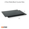 Metal, Heat Resistant, Non-Slip, Counter/Table Protector Mat, Extra Large -
