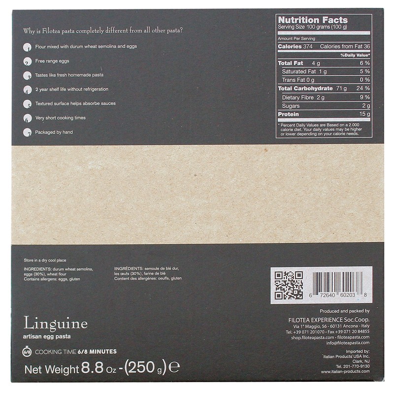 Filotea "Le Matassine" Egg Linguine Nests - 8.8 oz