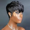 Yviann Pixie Cut Wig Human Hair Short Pixie Wigs for