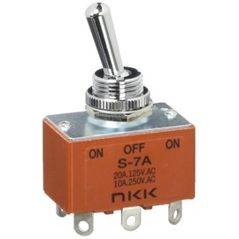 125V/20A (12mm) 2-Pole Double Throw/Toggle Switch EA940DH-206
